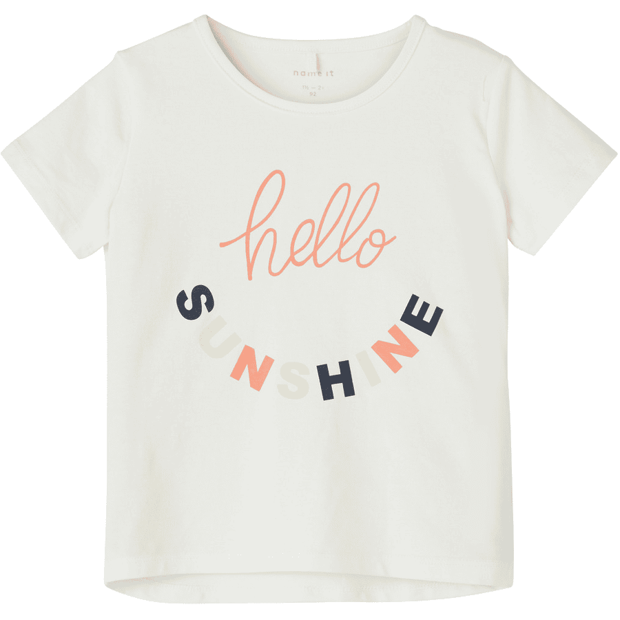 name it Camiseta Nmfdina White Alyssum