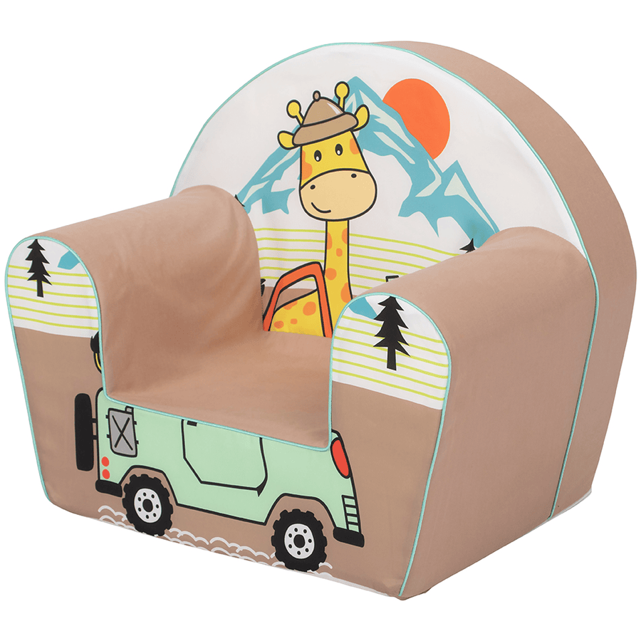 knorr toys® Kindersessel - "Giraffe on tour“  