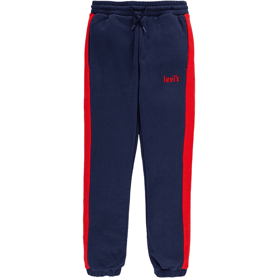 Levi's® pantalon de jogging bleu foncé/rouge