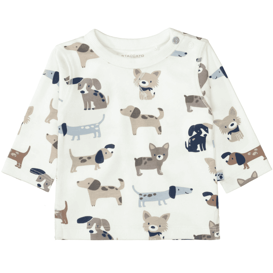  STACCATO  Shirt uit white hond patroon
