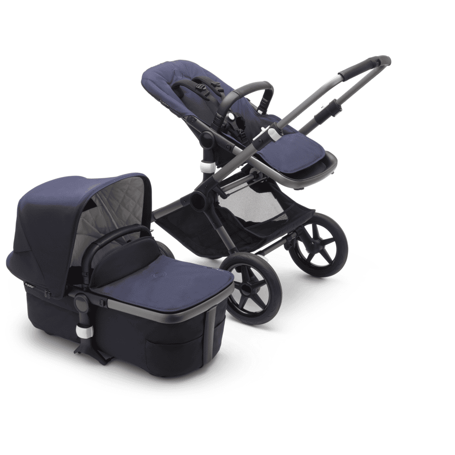 bugaboo Kombivagn Fox 3 Classic Complete Graphite/ Classic Navy