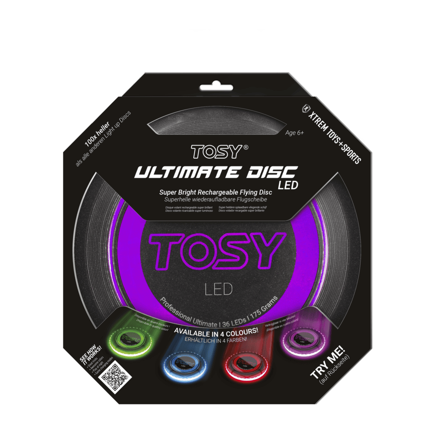 XTREM Leksaker och sport - TOSY Ultimate Disc LED, lila