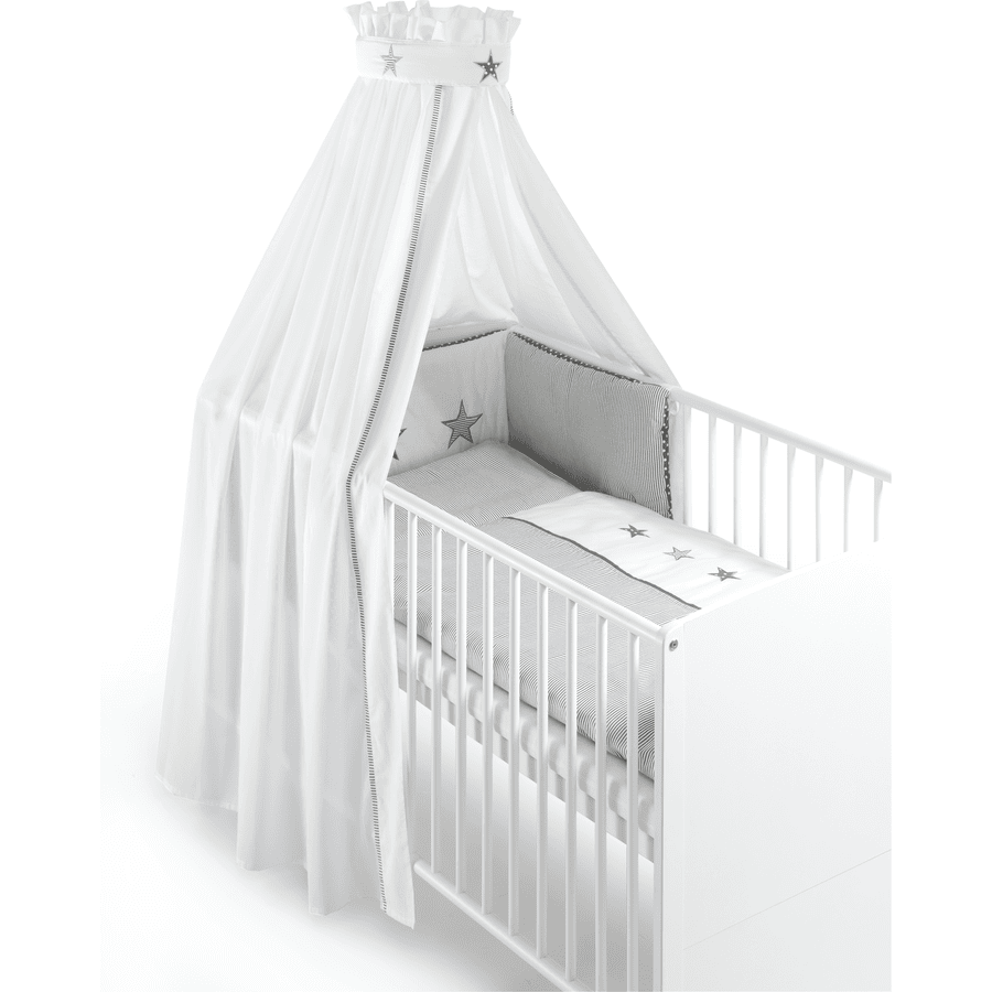 SCHARDT Bed-set 4-delig Ster grijs