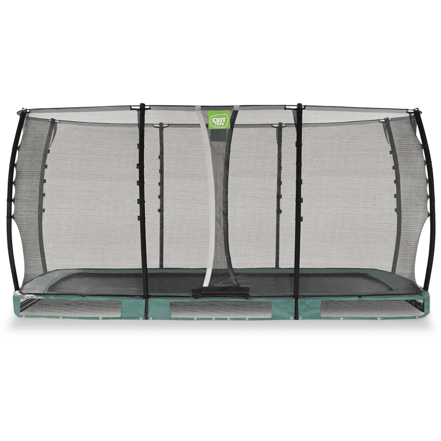 EXIT Allure Class ic ground trampolina 244x427cm - zielona