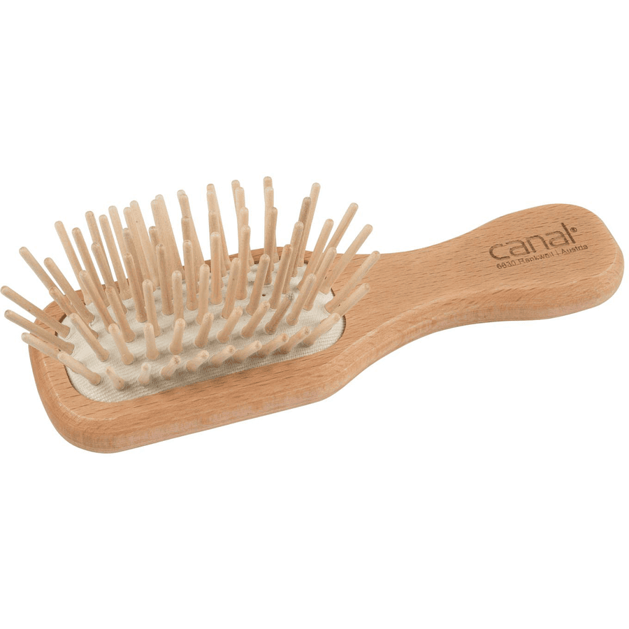 canal® Mini brosse à cheveux avec picots en bois