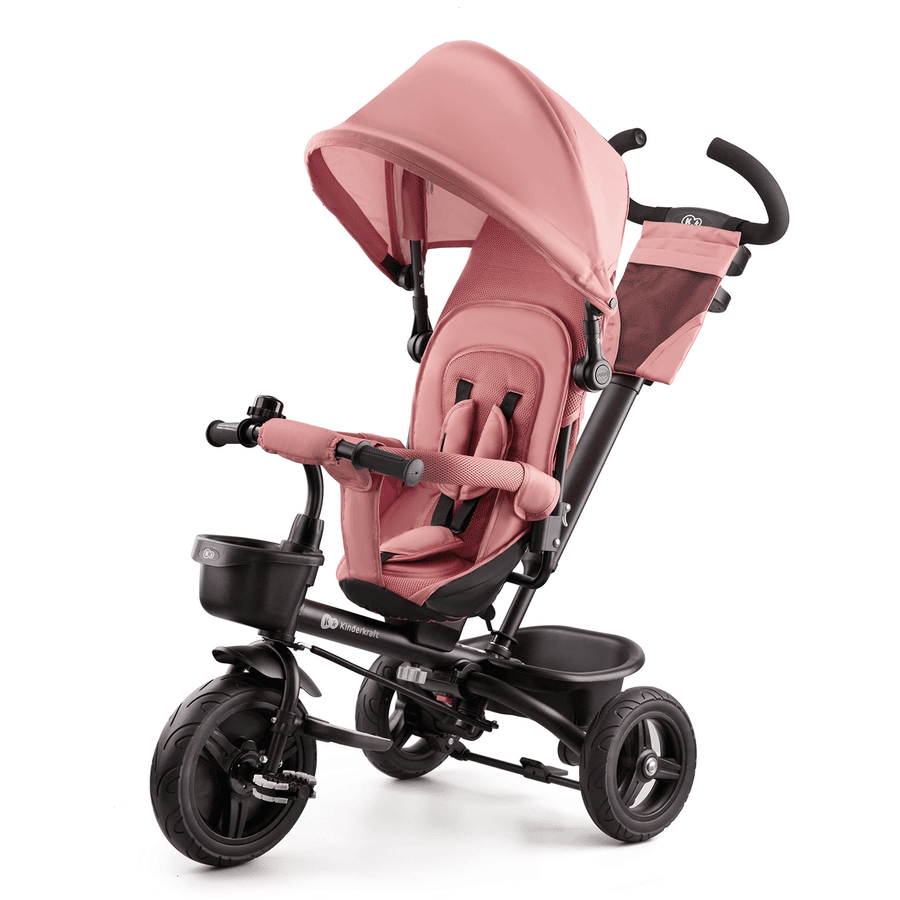 Kinderkraft 6 in 1 kolmipyörä Aveo, Rose pinkki