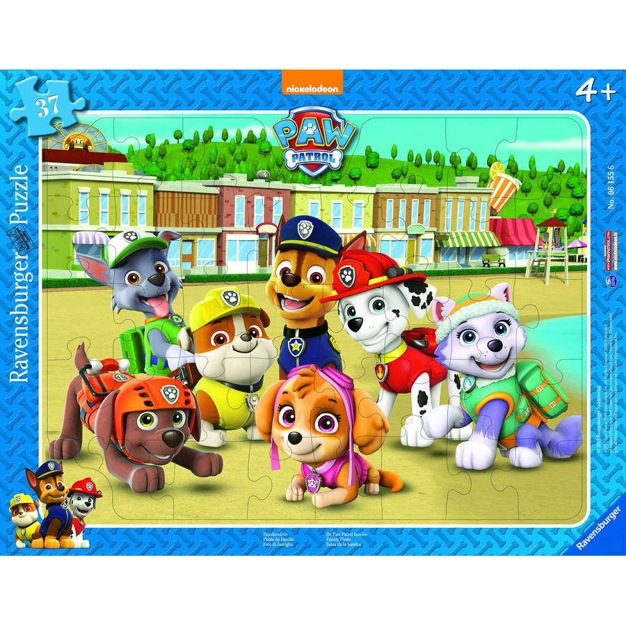 Ravensburger Frame puzzle, 37 stykker - Paw Patrol: Family photo