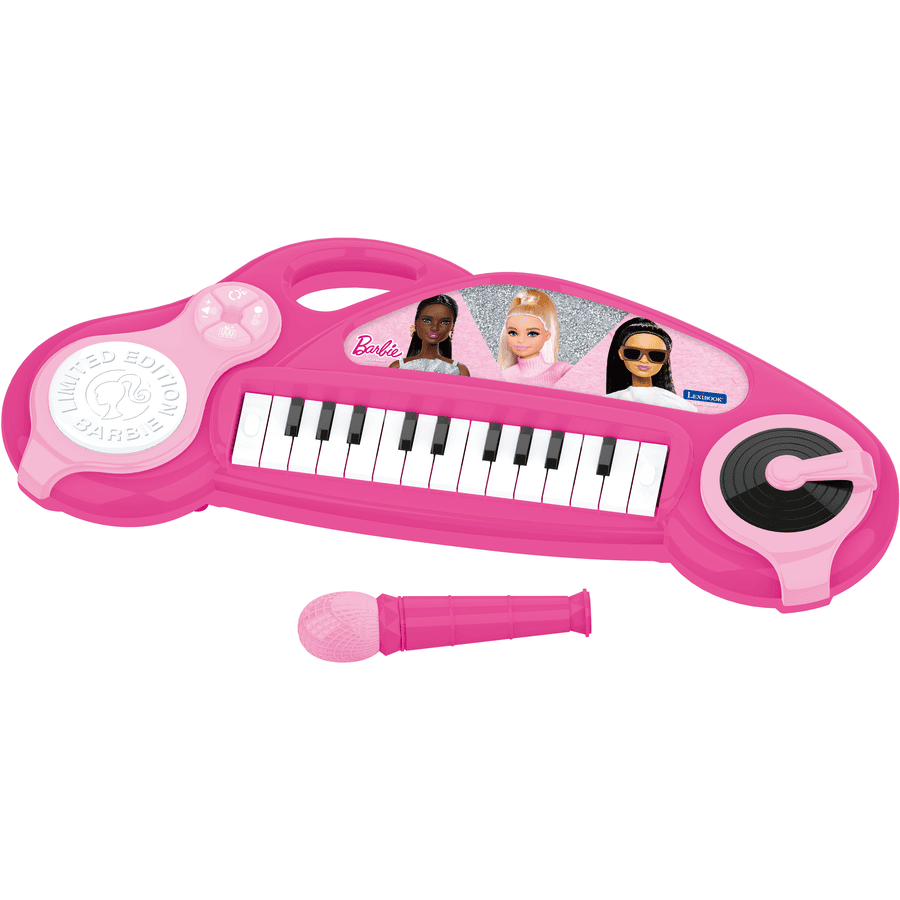 LEXIBOOK Barbie  Elektronisches Keyboard Drumpad und Lichteffekten