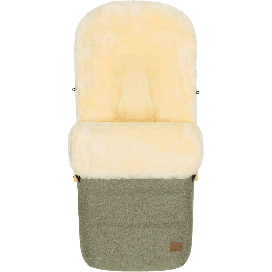 fillikid Style Saco de invierno Bernina piel de cordero pistacho natural