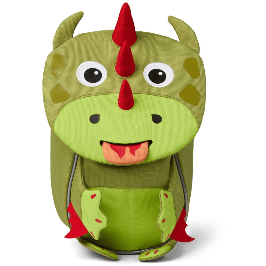 Affenzahn Little friends - mochila infantil: dragón, verde