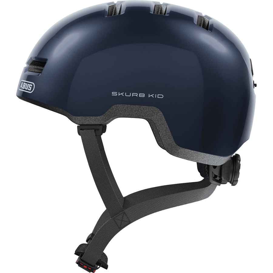 ABUS Fietshelm SKURB KID mid night  blauw-S