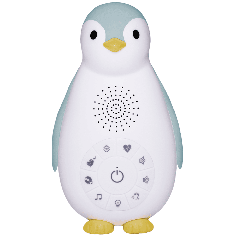 ZAZU Zoe - The Penguin Bluetooth Jukebox with Night Light blue 