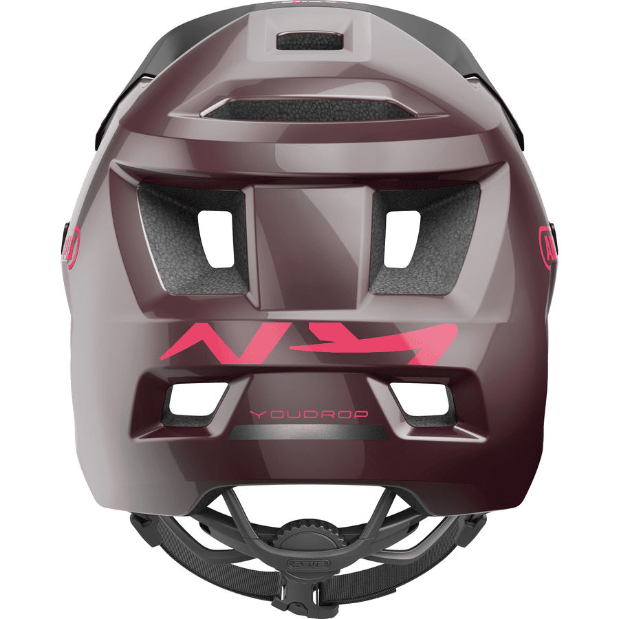 ABUS Casco da bicicletta YOUDROP rosso mora-S YN7630