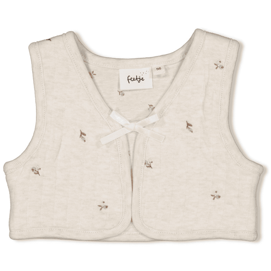 Feetje Gilet Boléro Little Rosebud Nature Melange