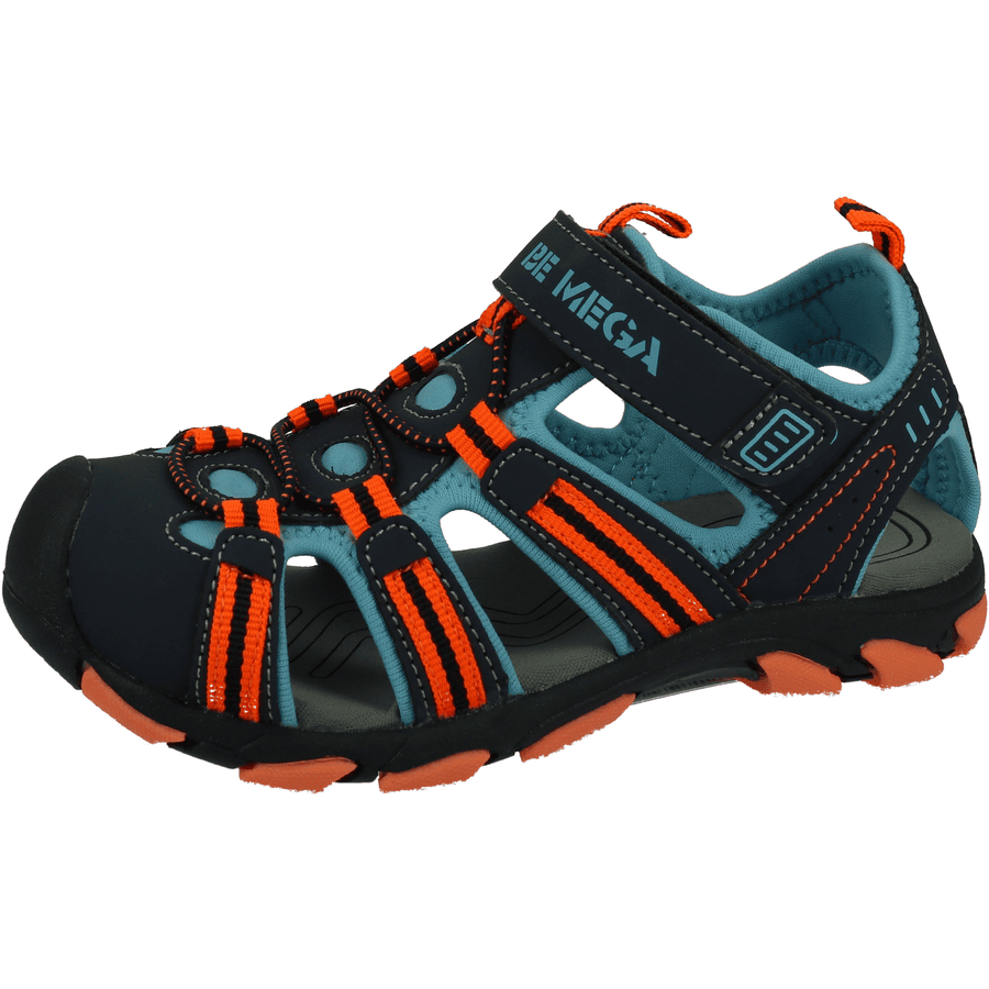 Be Mega Sandale navy-blue-orange