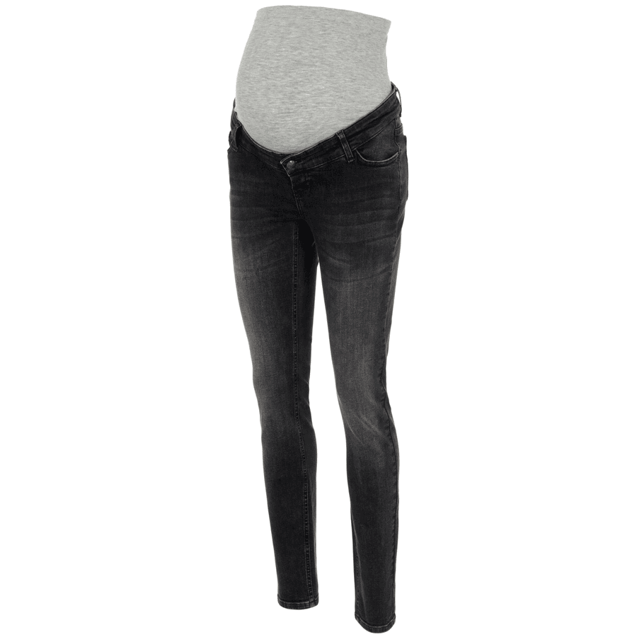 mama;licious Jeans premaman MLCALIFORNIEN in denim grigio scuro