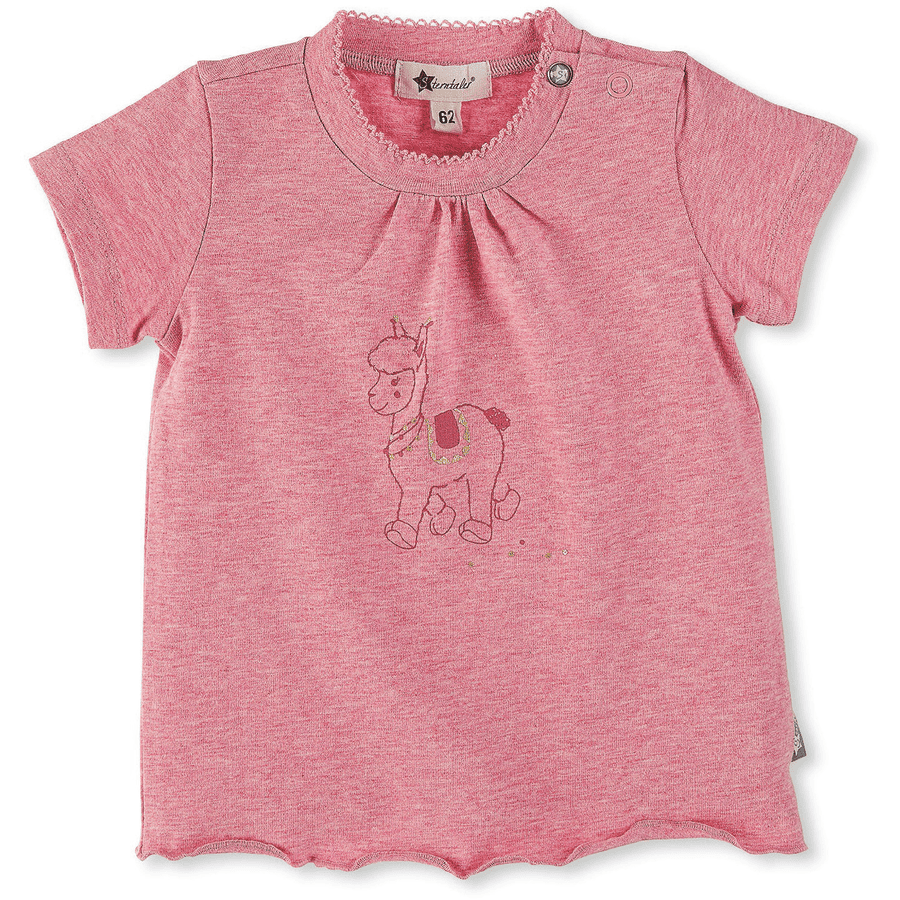 Sterntaler Camisa de manga corta Lotte rosa mélange