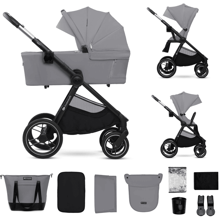 Kinderkraft Platinum Cochecito 2en1 NEA 2 Gris