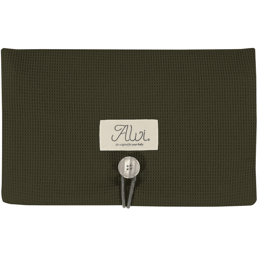 Alvi® Windeltasche Waffle piquè Khaki