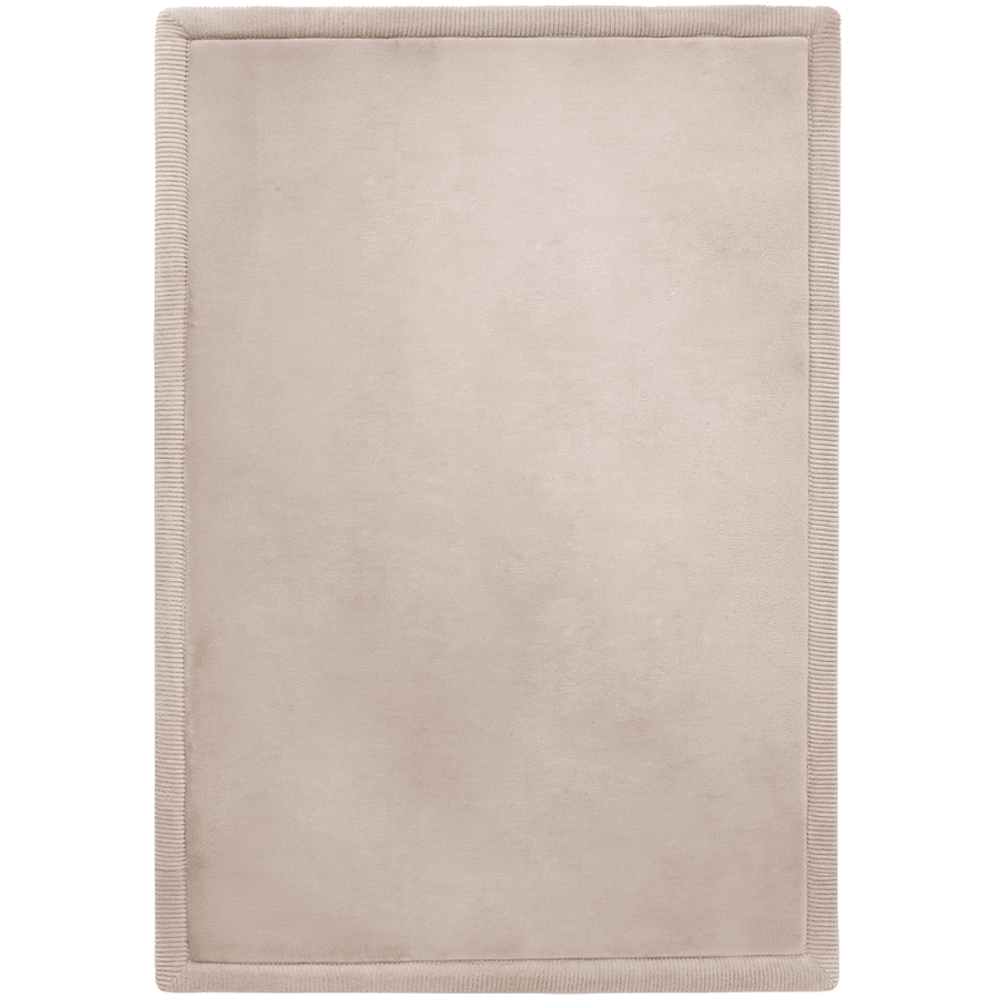 Hakuna Matte Alfombra de terciopelo para bebé 120 x 170 cm, beige