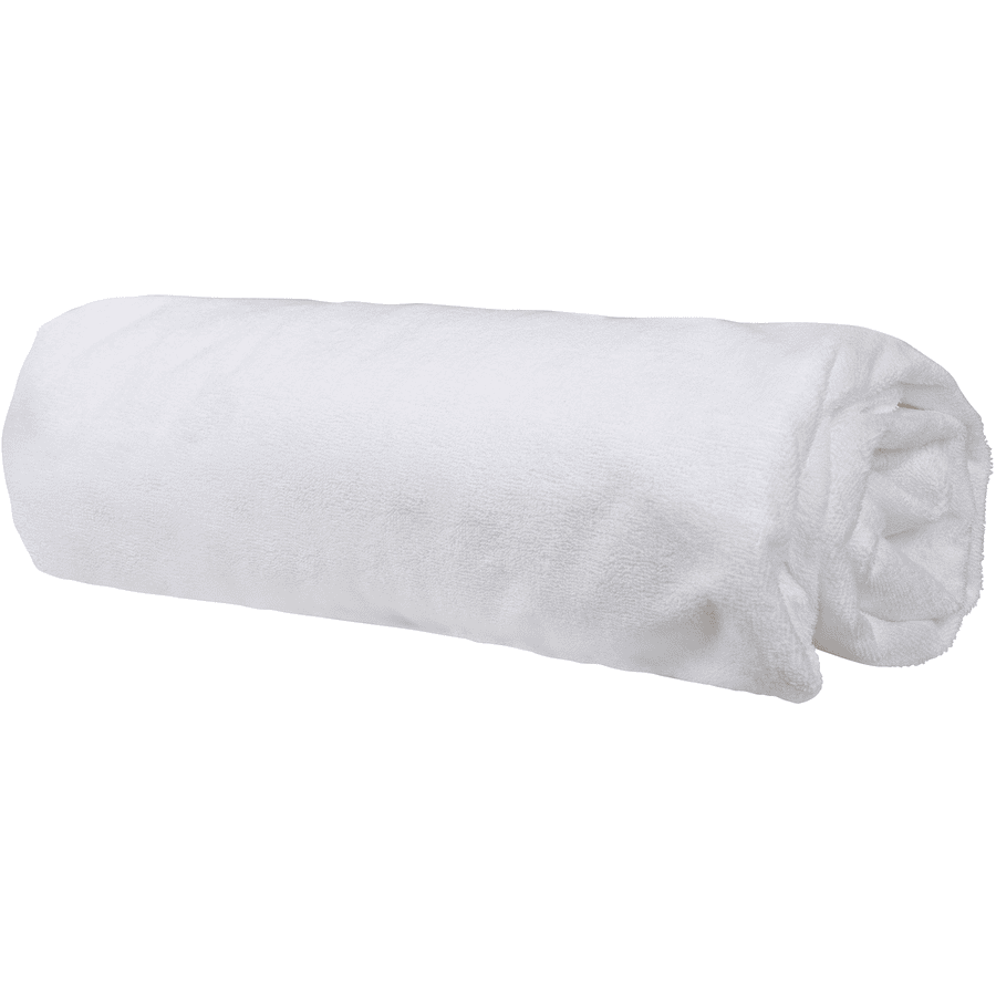 roba safe asleep® Spannbettlaken mit Feuchtigkeitsschutz weiß100x200 cm