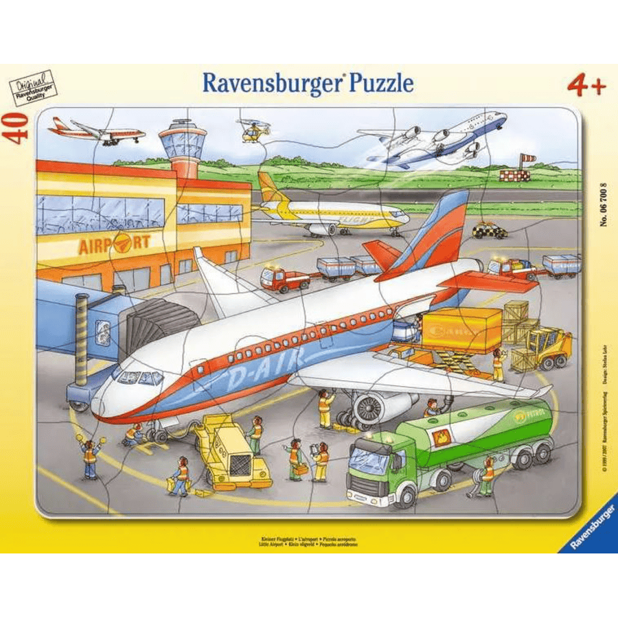 Ravensburger Rahmenpuzzle - Kleiner Flugplatz 40 Teile