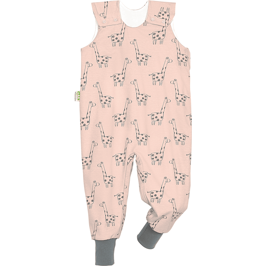 ODENWÄLDER Combinaison pyjama bébé été Hopsi happy girafe powder love