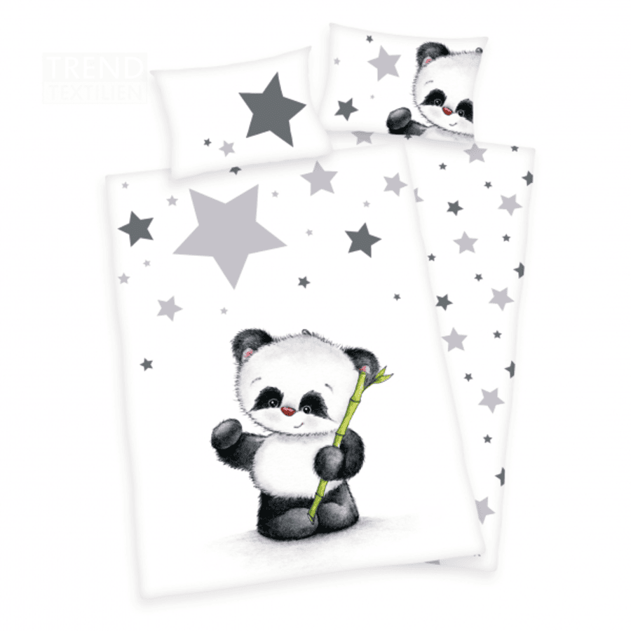 babybest® Conjunto ropa de cama Pequeño Panda 100 x 135 cm