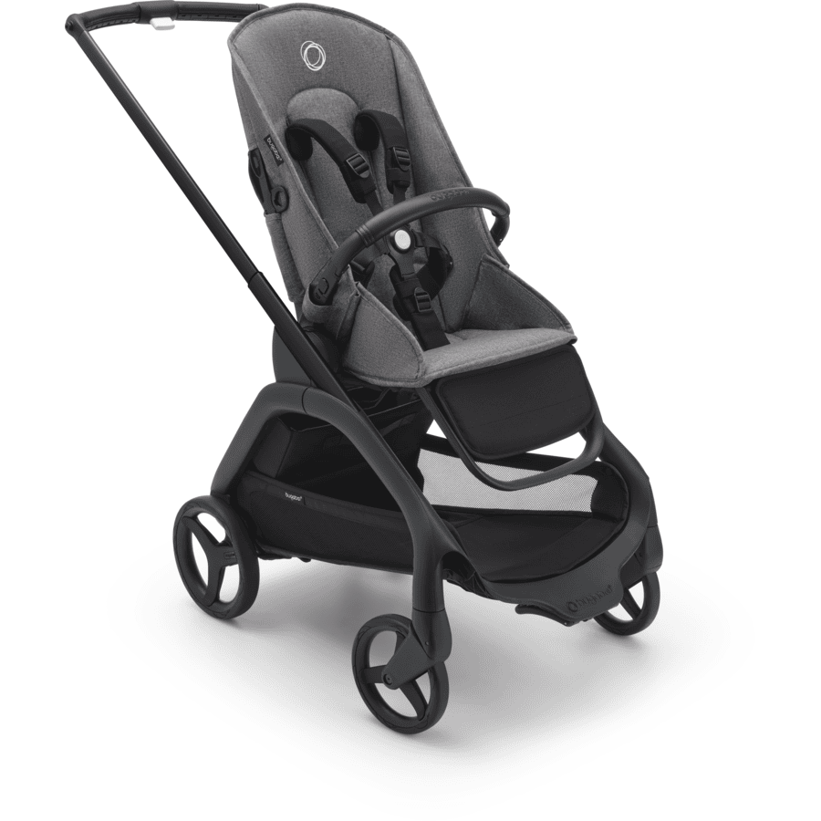 bugaboo Lastenrattaat Dragonfly Base Black Grey Melange