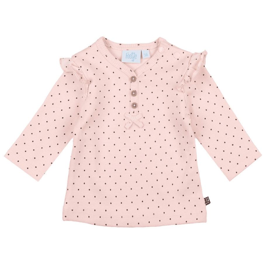 Feetje Longsleeve Dots różowy