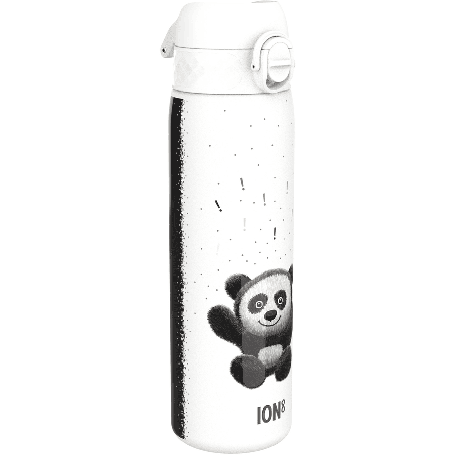 ion8 Juomapullo ruostumattomasta teräksestä 600 ml Panda / valkoinen