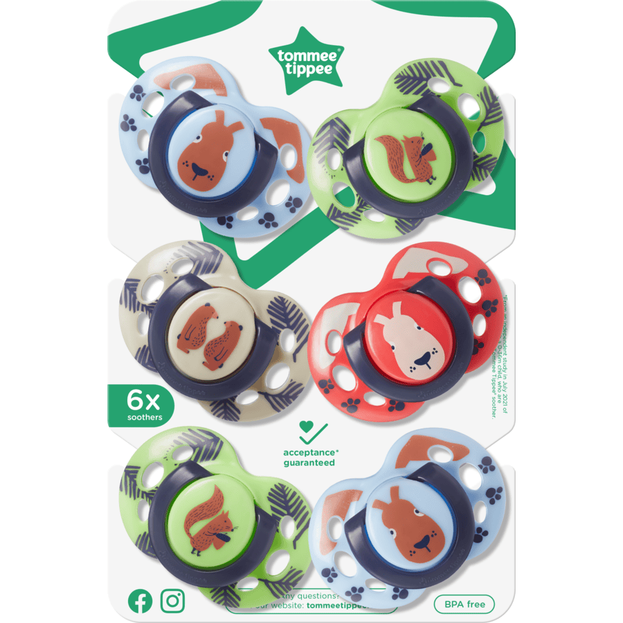 Tommee Tippee Ciuccio divertente per bambini da 18 a 36 mesi NQ8535