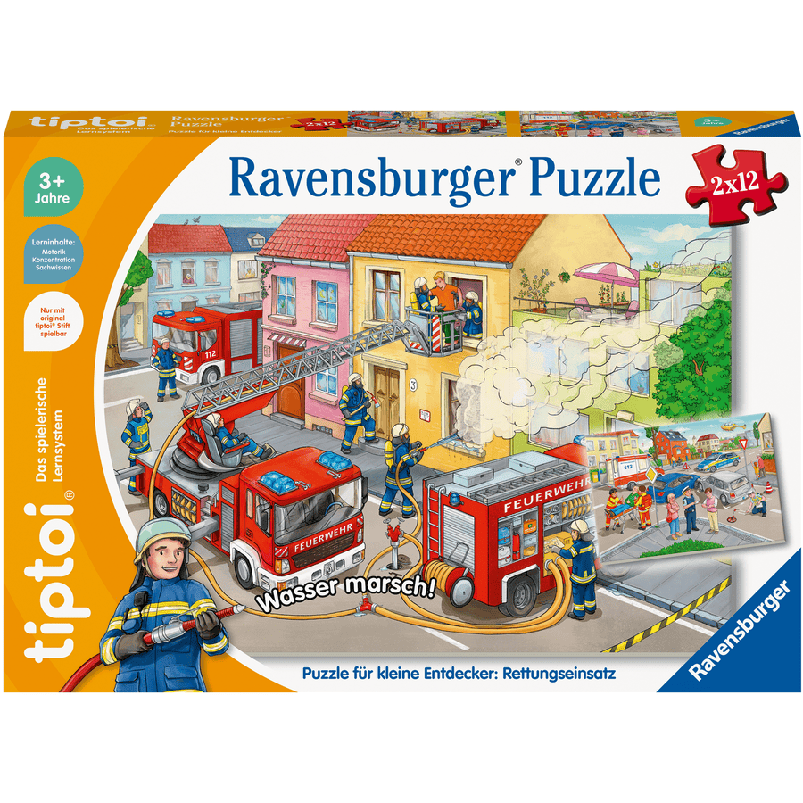 Ravensburger tiptoi® Puzzle dla małych odkrywców: Misja ratunkowa