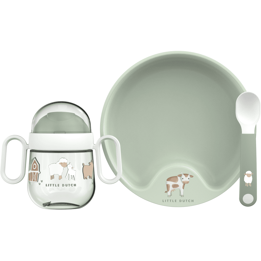 MEPAL Set de vaisselle pour bébé mio little dutch 3 pièces - little farm