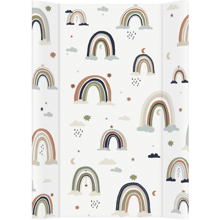 Rotho Stellematte kile Motiv Boho Rainbow, 70 x 50 x 10 cm, 70 x 50 x 10 cm