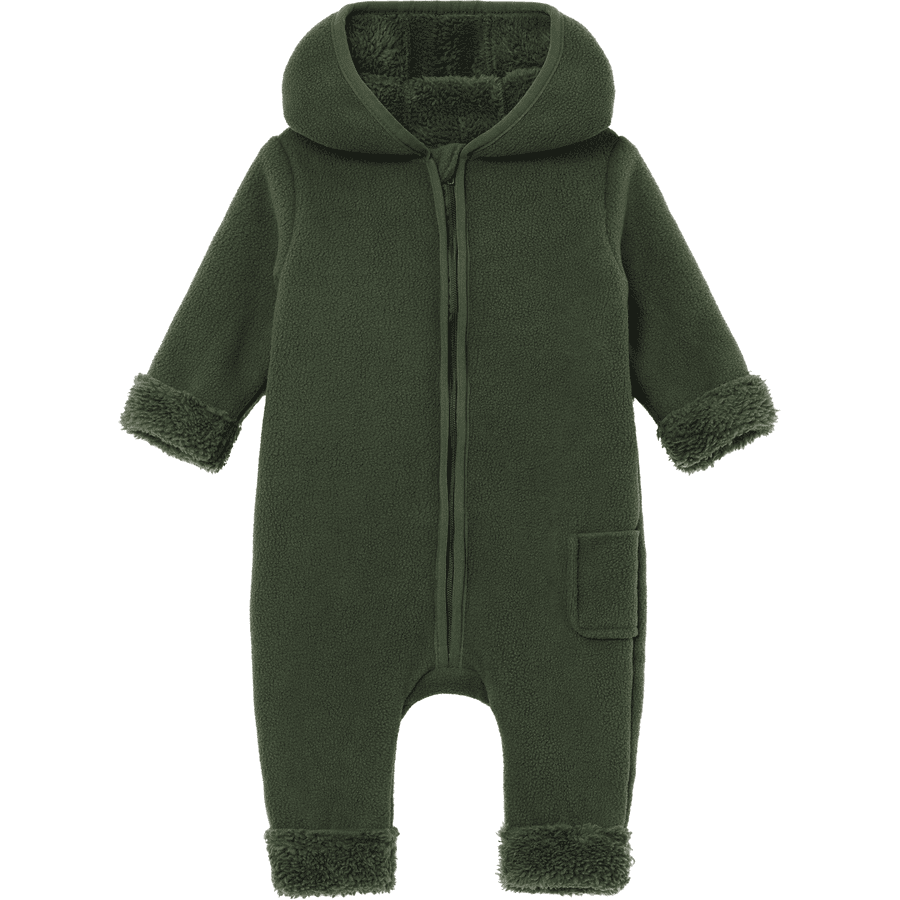 kindsgard Fleece Overall kuddel oliv