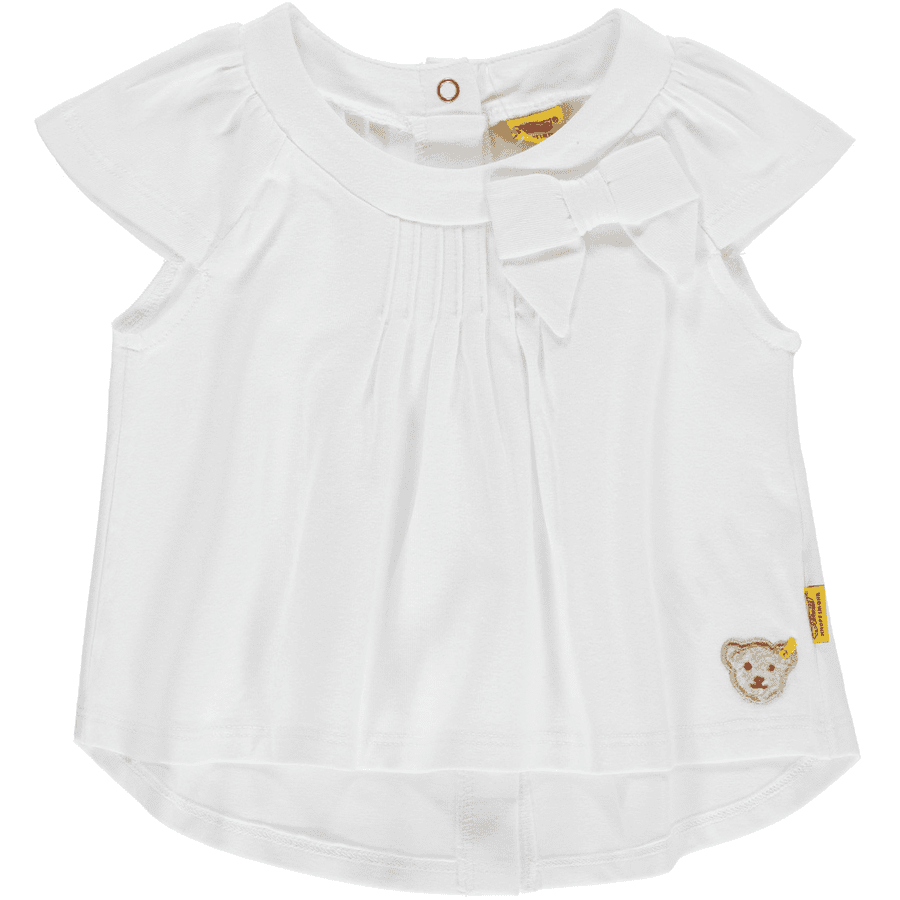 Steiff Girls T-Shirt , bianco