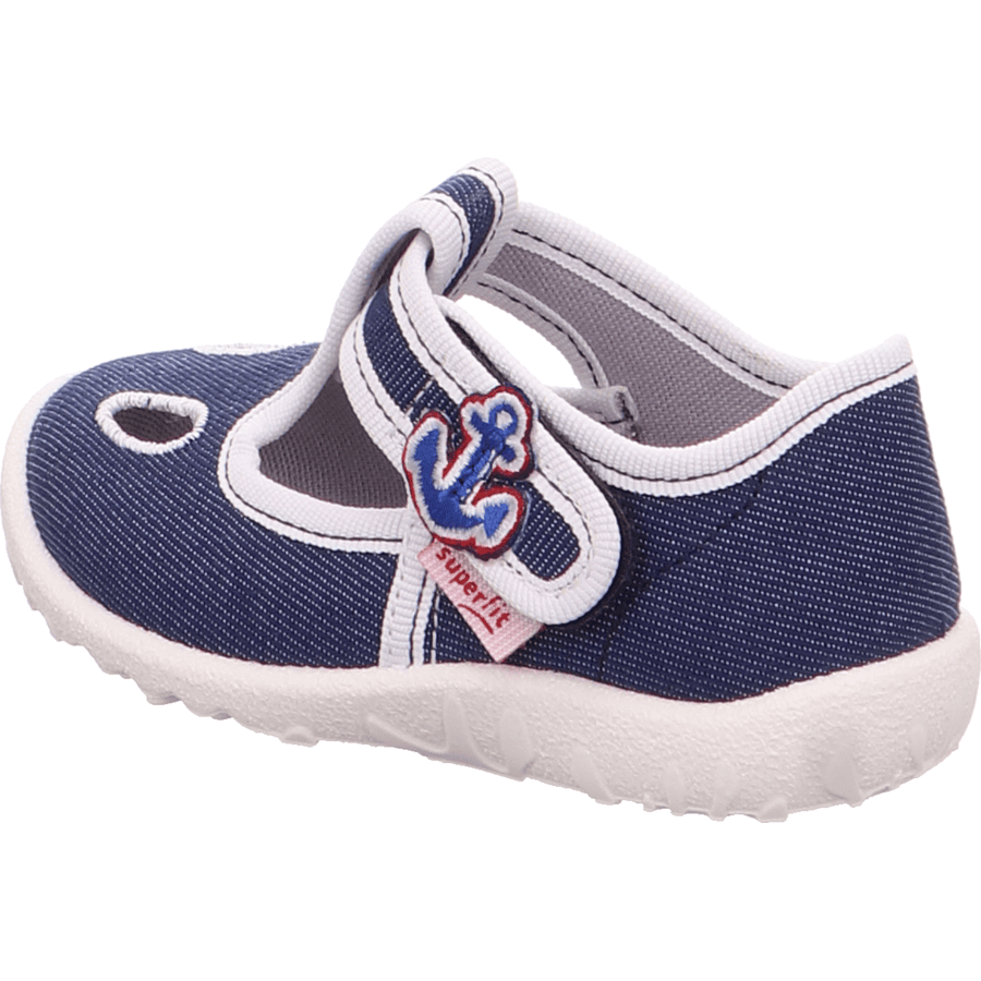 superfit Pantofola per bambini Ancora blu maculato YN8205