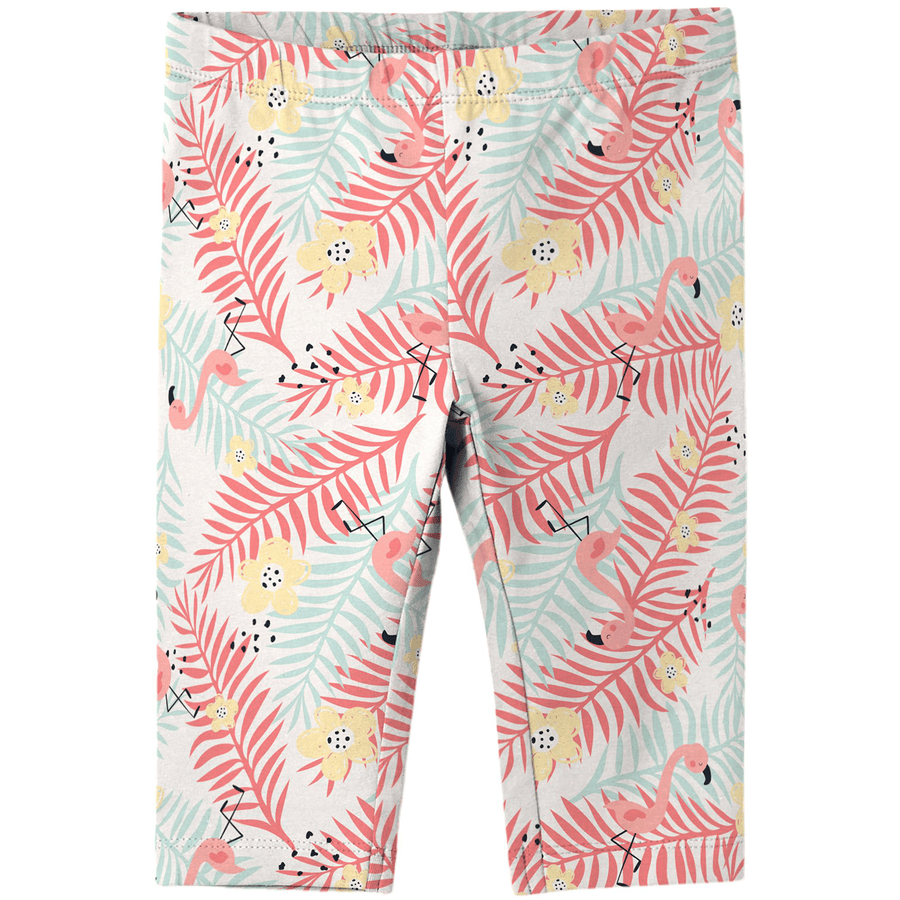 name it Capri Leggingsit Nmfvivian White Alyssum Tropical 