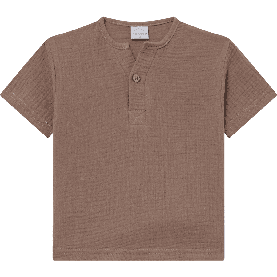 kindsgard Musliini T-paita solmig ruskea