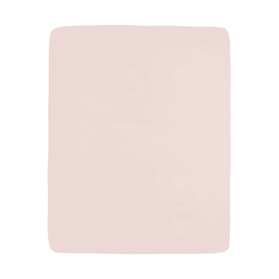 Meyco Jersey Spannbettlaken Laufgittermatraze 75 x 95 cm Soft Pink