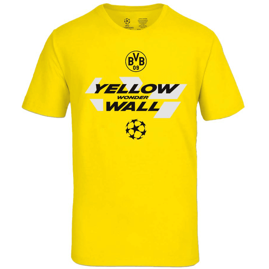 BVB T-Shirt UEFA Champions League gelb