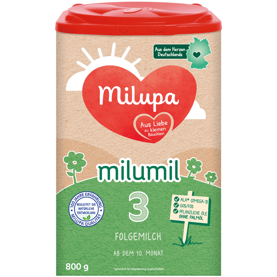 Milupa Folgemilch Milumil 3 800 g ab dem 10. Monat 
