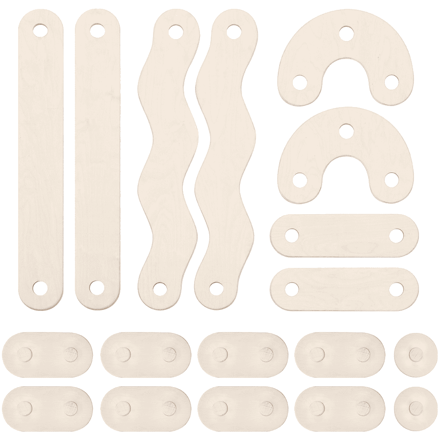 Fitwood Barra de equilibrio POLKU L - abedul