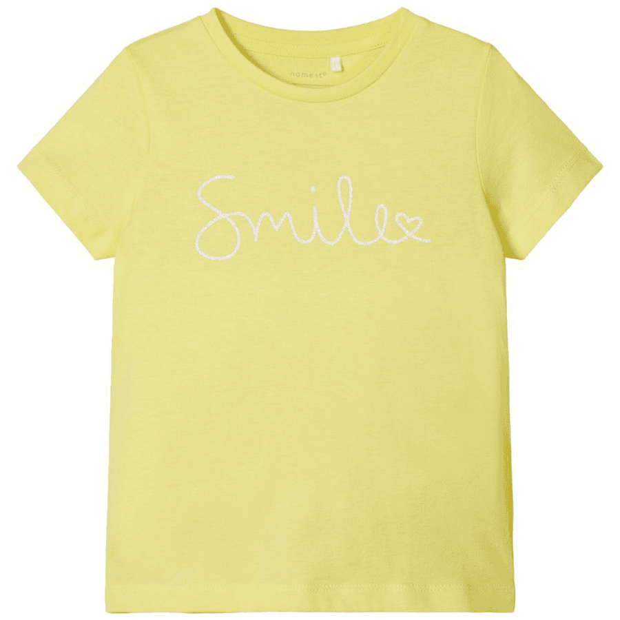 name it Camiseta NMFHALLU Lime light 