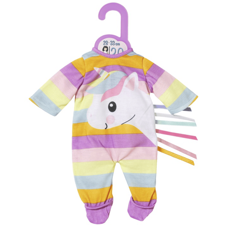 Zapf Creation Dolly Moda Jednorožec romper, 30 cm