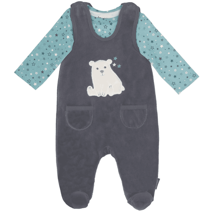 Sterntaler Romper Set Nicki Elia ijzergrijs 