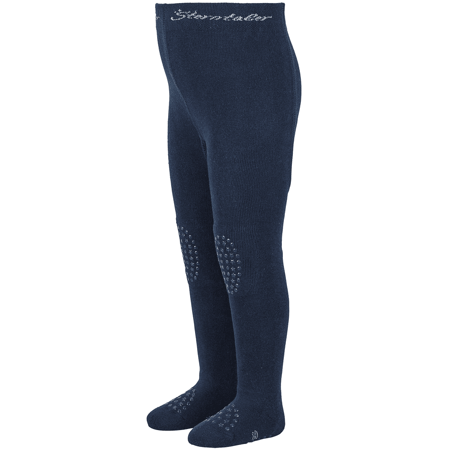 Sterntaler Collants pour ramper unis marine 