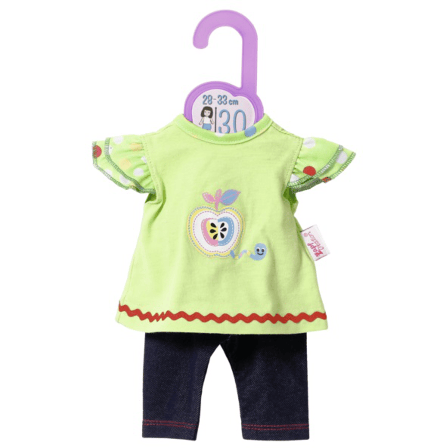 Zapf Creation Dolly Moda Shirt mit Leggings, 30 cm