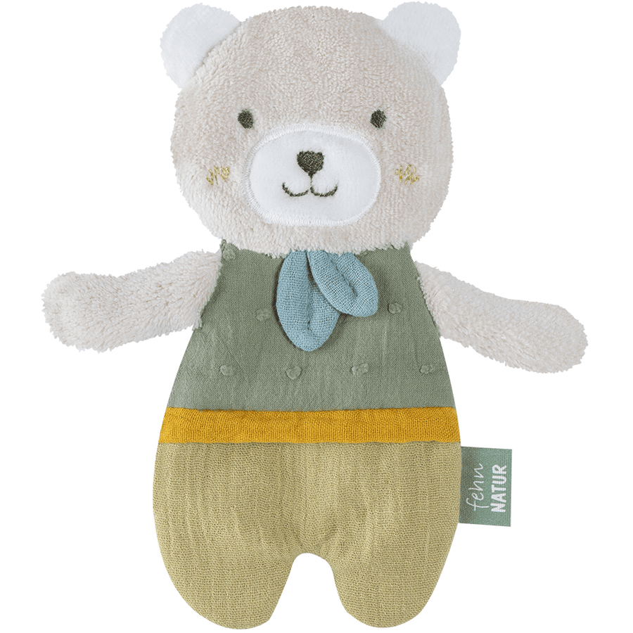 fehn® Peluche sensoriale, Orsetto fehnNATUR